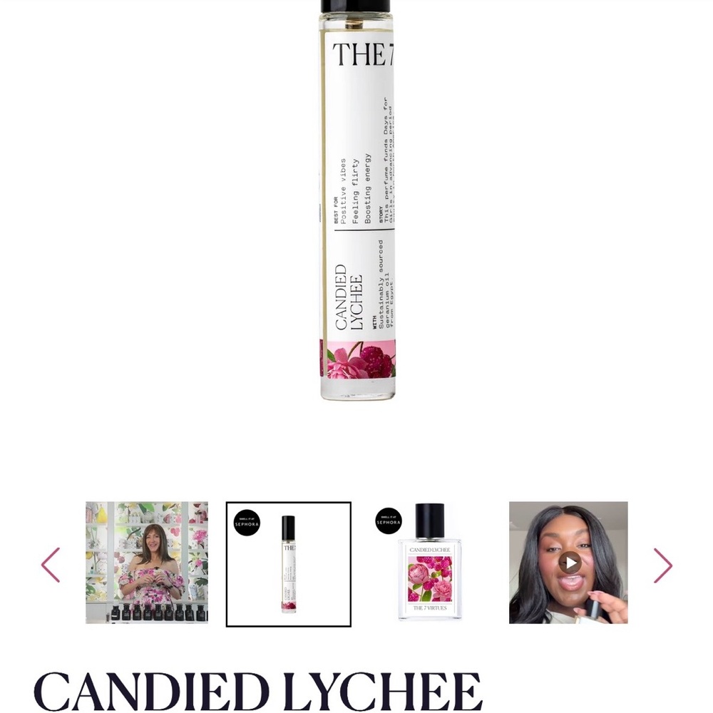 7 Virtues Candied Lychee Perfume (travel spray)